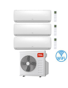 Climatizzatore Condizionatore TCL Elite serie F Wifi R32 Trial Split Inverter 7000 + 7000 + 7000 BTU con U.E. MT2730 Classe A...
