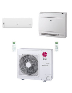 Climatizzatore Condizionatore LG Libero smart + Console WiFi R32 Dual Split Standard Inverter 12000 + 18000 BTU con U.E. MU3R... 2