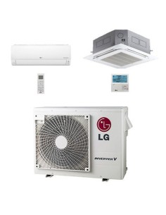 Climatizzatore Condizionatore LG Libero Smart WiFi + Cassetta 4 vie R32 Dual Split Inverter 9000 + 18000 BTU con U.E. MU4R25 ... 2