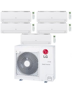 Climatizzatore Condizionatore LG Dualcool Libero Smart R32 Wifi Penta Split Dual Inverter 9000 + 9000 + 9000 + 9000 + 9000 BT... 2