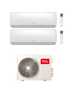 Climatizzatore Condizionatore TCL Elite serie F Wifi R32 Dual Split Inverter 9000 + 18000 BTU con U.E. MT2730 Classe A++/A+ -... 2