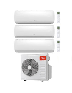 Climatizzatore Condizionatore TCL Elite serie F Wifi R32 Trial Split Inverter 7000 + 7000 + 9000 BTU con U.E. MT2130 Classe A... 2